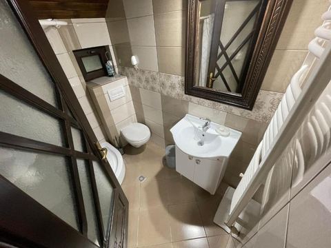 Bathroom at Pensiunea Eugenia